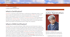 Desktop Screenshot of cmmi-certification.com