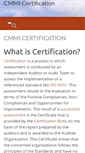 Mobile Screenshot of cmmi-certification.com